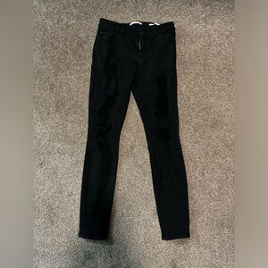 Guess sexy curvy distressed skinny jeans